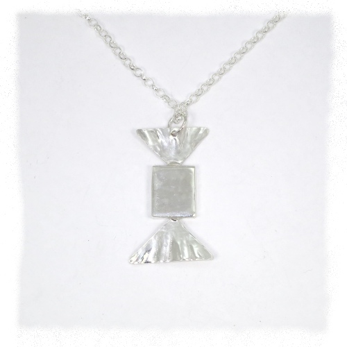 Silver wrapped sweet sweetie pendant